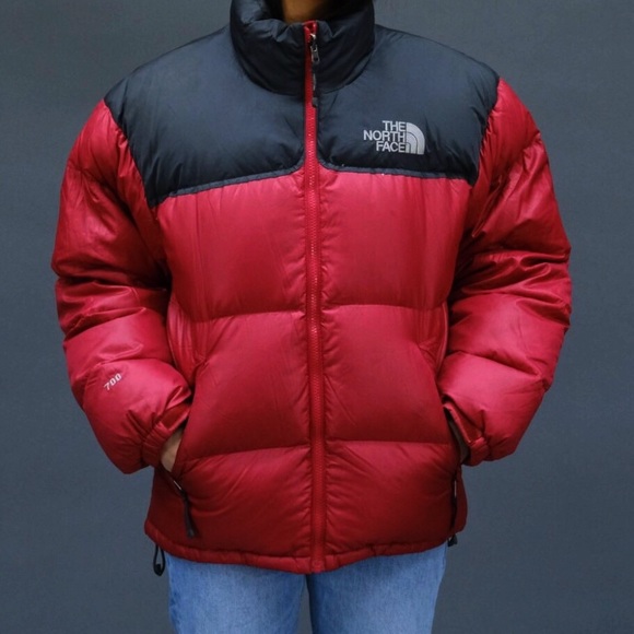 The North Face Jackets & Blazers - ❄️The North Face Red Black vintage 1996 Retro Nuptse puffer Jacket 700 Down coat